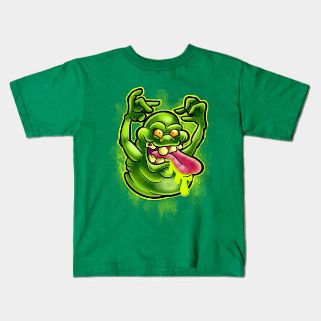 Slime'd Kids T-Shirt by InkyMcStapleface